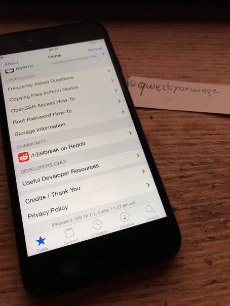 iOS 10.1.1 jailbreak